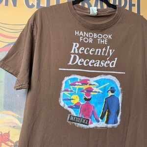Beetlejuice Handbook for the Recently Deceased Vintage Tim Burton Movie T-Shirt